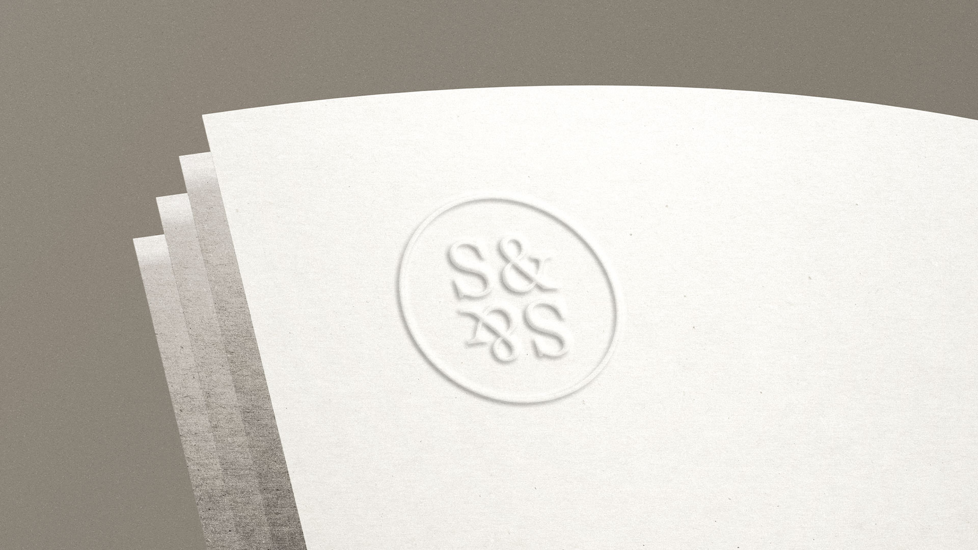 Siviter & Studio embossed letterhead