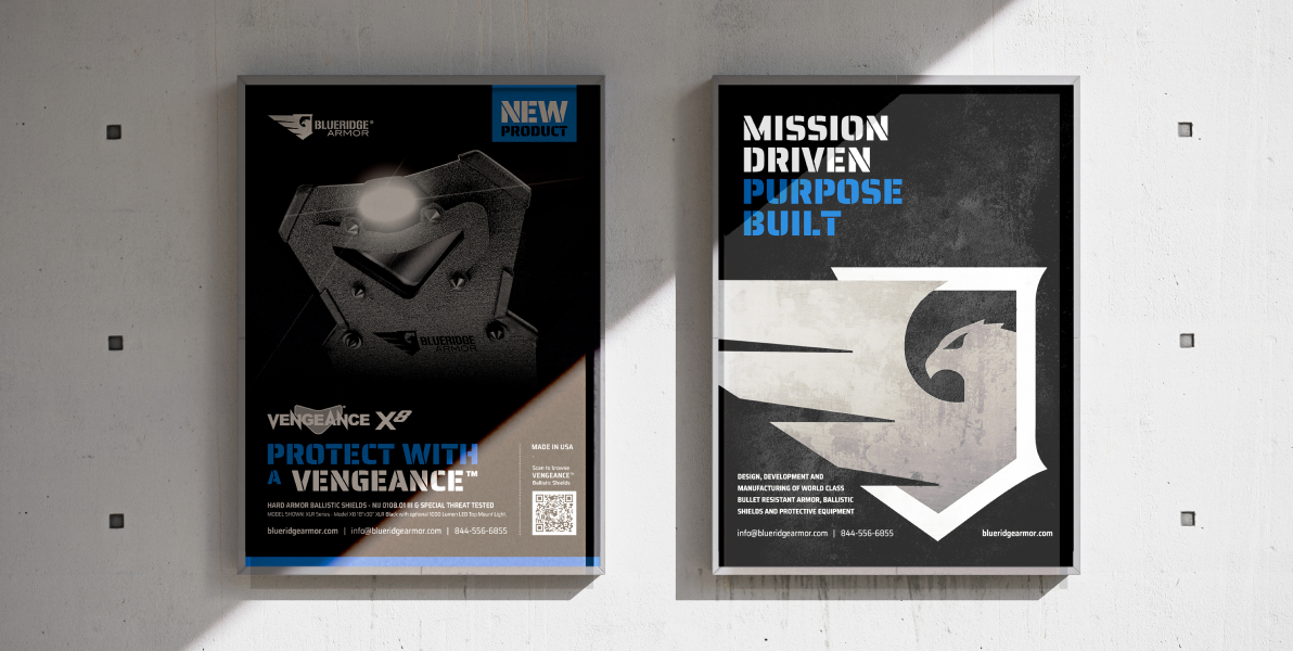 Blueridge poster mockups